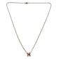 HERMES Pop ash H Pendant "Mini Pop H" by Rocabar Accessories Chain Necklace Necklace Metal pink Used