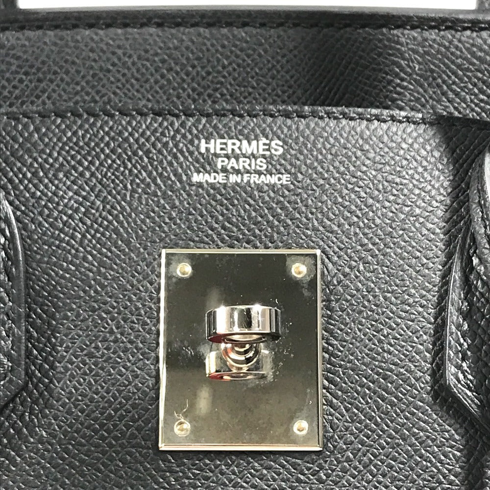 HERMES Birkin30 Birkin 30 Bag Tote Bag Hand Bag Epsom Black/SilverHardware Used