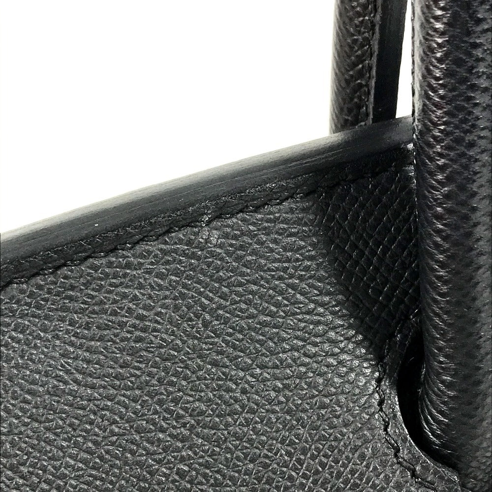 HERMES Birkin30 Birkin 30 Bag Tote Bag Hand Bag Epsom Black/SilverHardware Used