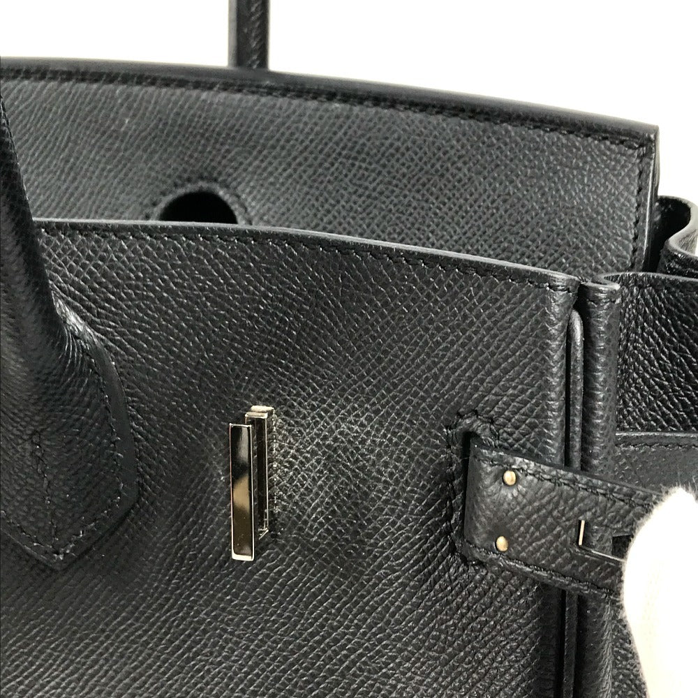 HERMES Birkin30 Birkin 30 Bag Tote Bag Hand Bag Epsom Black/SilverHardware Used