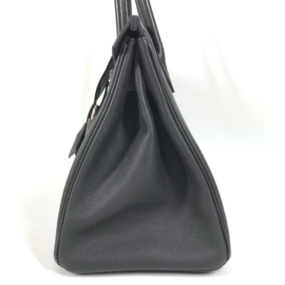HERMES Birkin30 Birkin 30 Bag Tote Bag Hand Bag Epsom Black/SilverHardware Used