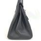 HERMES Birkin30 Birkin 30 Bag Tote Bag Hand Bag Epsom Black/SilverHardware Used