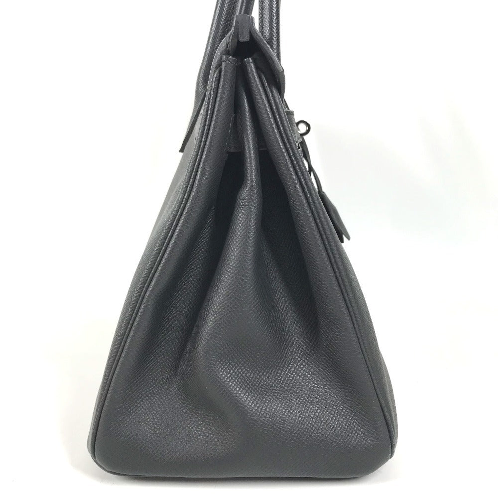 HERMES Birkin30 Birkin 30 Bag Tote Bag Hand Bag Epsom Black/SilverHardware Used
