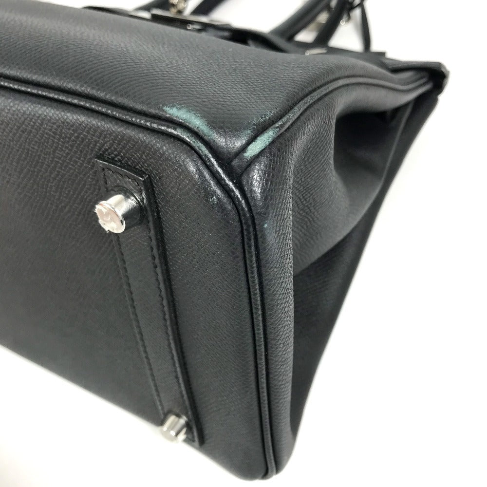 HERMES Birkin30 Birkin 30 Bag Tote Bag Hand Bag Epsom Black/SilverHardware Used