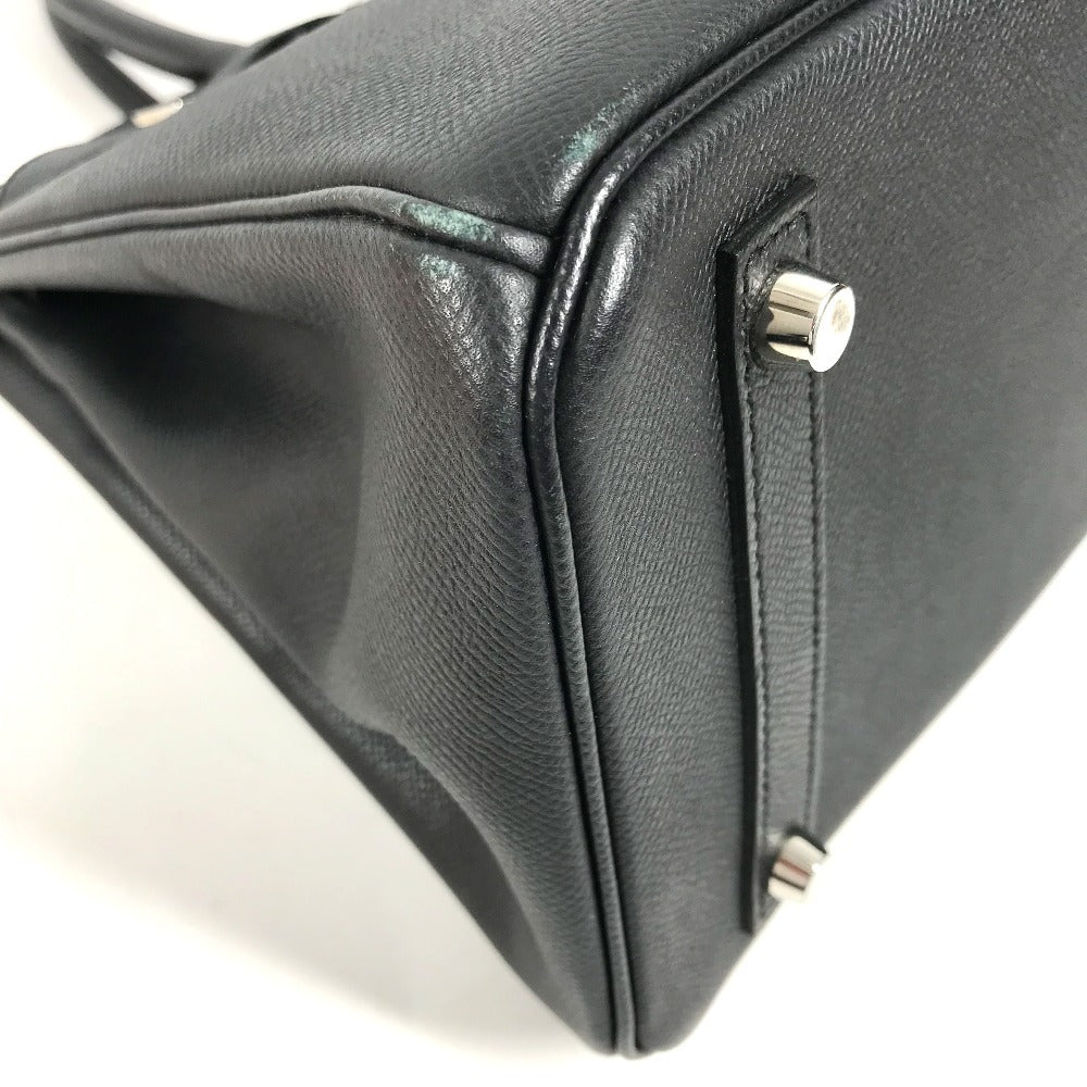 HERMES Birkin30 Birkin 30 Bag Tote Bag Hand Bag Epsom Black/SilverHardware Used