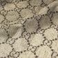 GUCCI GG logo Fur shawl, shawl, tippet All-over print stole/shawl scarf with fringe shawl wool / silk Brown Used