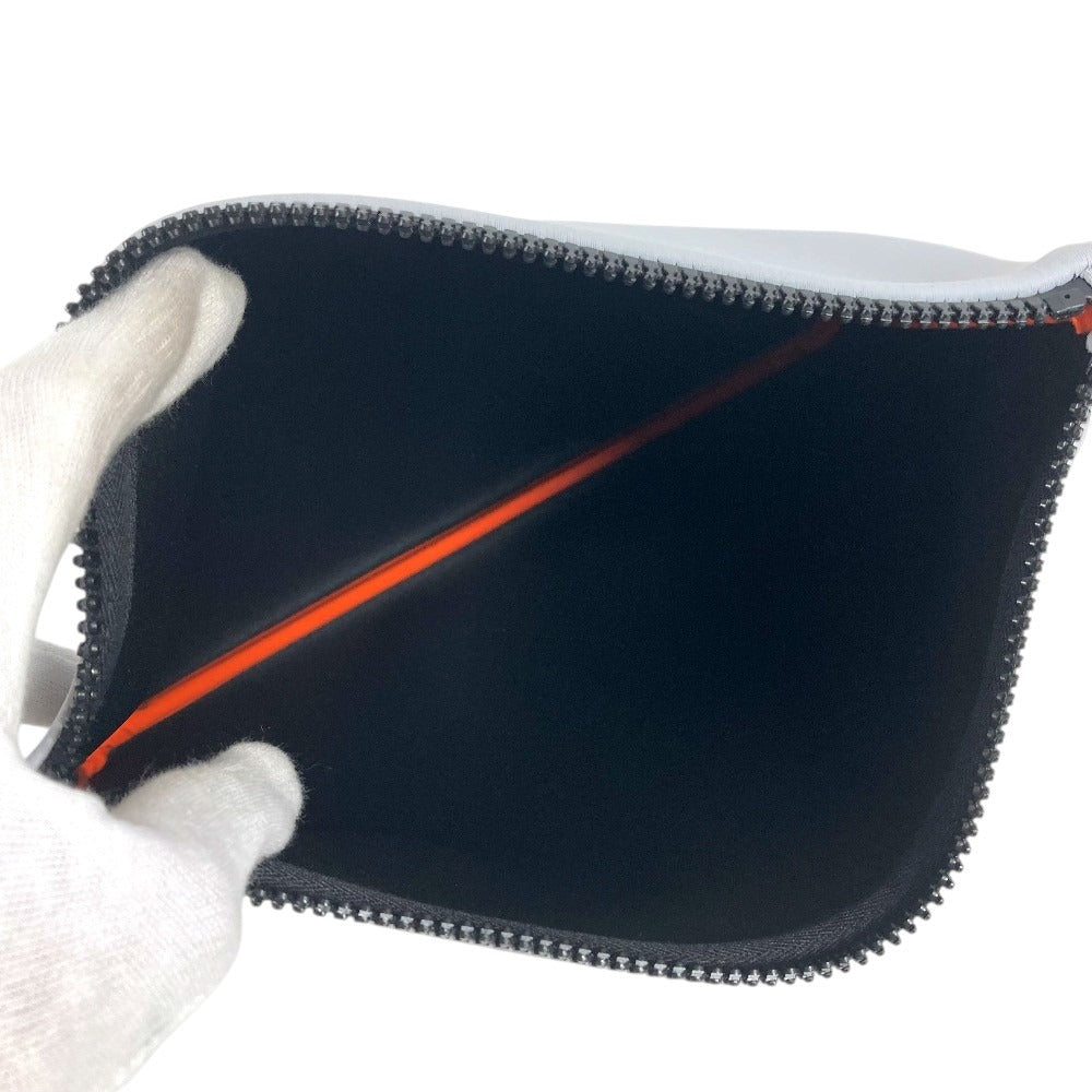 HERMES Neovan MM Neovan MM Clutch Bag Multi Pouch Makeup Pouch Pouch polyamide Gray Based Used