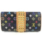 LOUIS VUITTON M45640 MonogramMulticolore Pochette Courtney Bag, Clutch bag, flap, studs Cluch Bag MonogramMulticoloreCanvas Noir Black Used