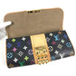 LOUIS VUITTON M45640 MonogramMulticolore Pochette Courtney Bag, Clutch bag, flap, studs Cluch Bag MonogramMulticoloreCanvas Noir Black Used