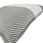 HERMES Square square H Riviera interior pillow pillow cushion Wool / Cashmere gray/White Used