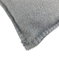 HERMES Square square H Riviera interior pillow pillow cushion Wool / Cashmere gray/White Used