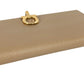 Salvatore Ferragamo Logo Gancini Wallet Long Wallet Bi-fold Long Wallet Leather Beige Used