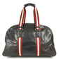 BALLY logo Bag, Tote Bag, Travel Bag, Shoulder Bag Duffle Bag Leather Brown/Red Used