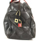 BALLY logo Bag, Tote Bag, Travel Bag, Shoulder Bag Duffle Bag Leather Brown/Red Used