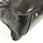 BALLY logo Bag, Tote Bag, Travel Bag, Shoulder Bag Duffle Bag Leather Brown/Red Used
