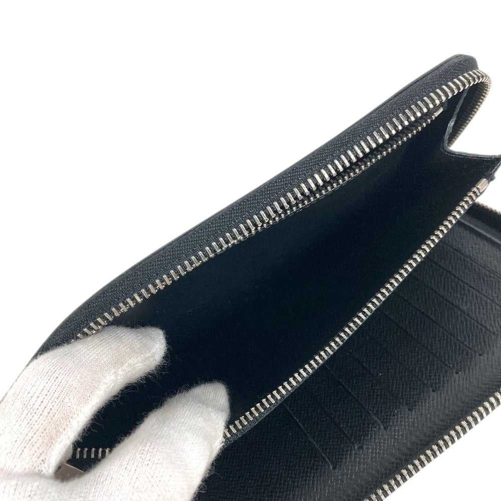 LOUIS VUITTON N63095 Damier Graphite Zippy WalletVertical Long wallet Zip Around Long Wallet DamierGraphiteCanvas Black Used