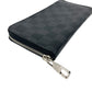 LOUIS VUITTON N63095 Damier Graphite Zippy WalletVertical Long wallet Zip Around Long Wallet DamierGraphiteCanvas Black Used