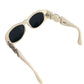 VERSACE vintage medusa logo Eyewear, glasses, eyeglasses sunglasses Plastic IvoryBased Used