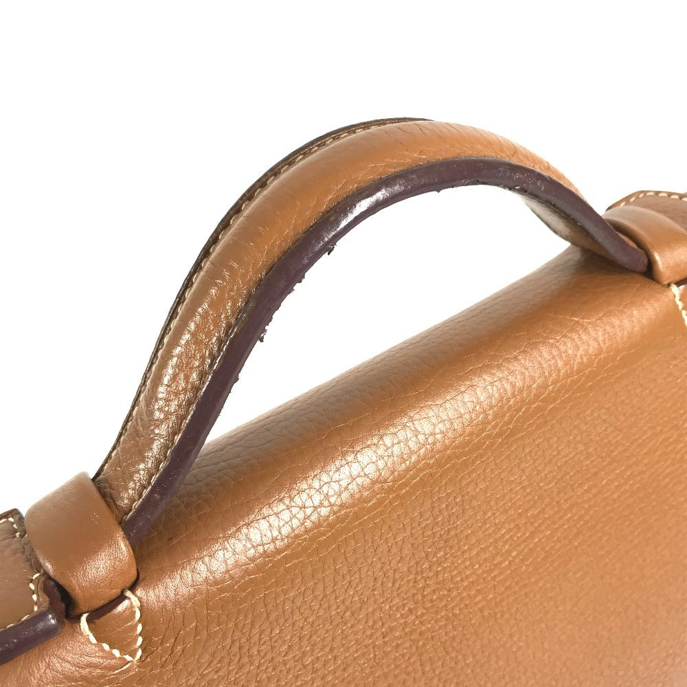 HERMES Sac à de Peches 41 Sac à de Peches 41 Handbag, flap briefcase, document bag Business bag Taurillon Clemence Brown/GoldHardware Used
