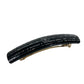 CHANEL 09C Logo CC CC Mark Rhinestones hair accessories hair pin Valletta Plastic Black/Silver Used