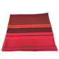 HERMES Plaid Logo Miscellaneous goods Blanket Interior Throw Plaid blanket Cashmere Red/Orange Used
