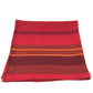 HERMES Plaid Logo Miscellaneous goods Blanket Interior Throw Plaid blanket Cashmere Red/Orange Used