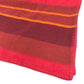 HERMES Plaid Logo Miscellaneous goods Blanket Interior Throw Plaid blanket Cashmere Red/Orange Used