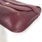 CARTIER Must de Line Vintage logo Bag Clutch bag flap Cluch Bag Leather wine-red Used
