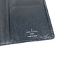 LOUIS VUITTON M63212 Epi Porte Cartes Credit Bill Compartment Long Wallet Epi Leather Noir Black Used