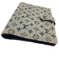 LOUIS VUITTON R20910 Monogram mini AgendaPM Agenda PM System planner with card pockets, bi-fold stationery. Notebook cover Monogram Mini Canvas blue Used