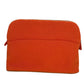 HERMES H104774M Boide Pouch MM Boide Pouch MM Accessory case makeup pouch Cosmetics Pouch Pouch cotton Orange Feu Orange Used