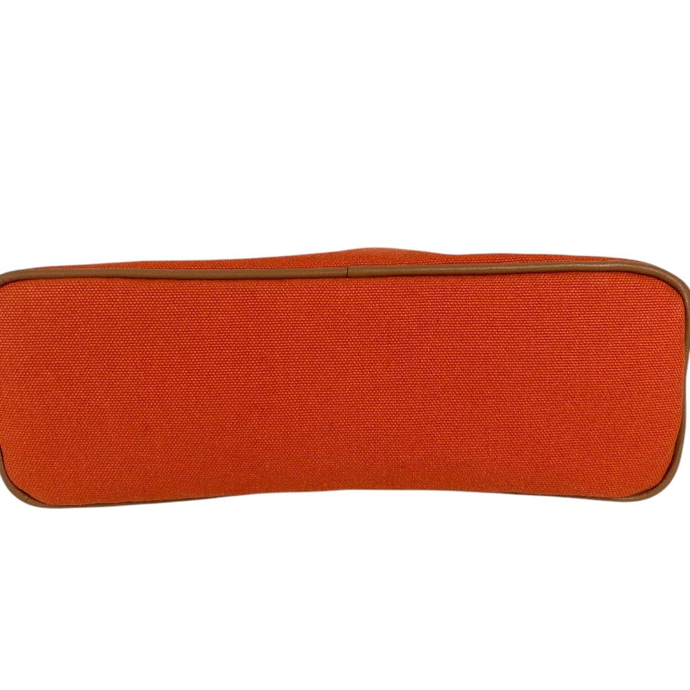 HERMES H104774M Boide Pouch MM Boide Pouch MM Accessory case makeup pouch Cosmetics Pouch Pouch cotton Orange Feu Orange Used