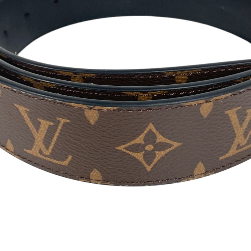 LOUIS VUITTON M9821S Monogram LV Initials Monogram Belt, 40mm Belt for bottoms belt MonogramCanvas Black Used