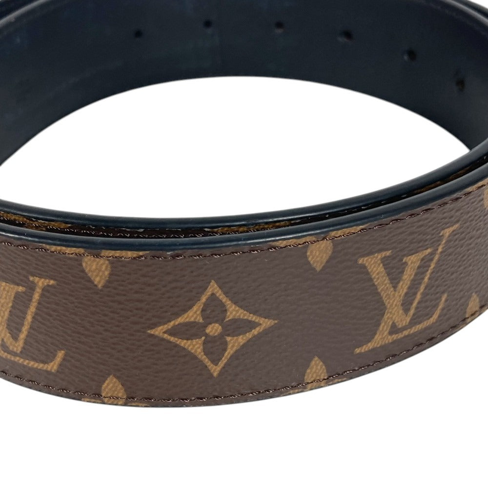 LOUIS VUITTON M9821S Monogram LV Initials Monogram Belt, 40mm Belt for bottoms belt MonogramCanvas Black Used
