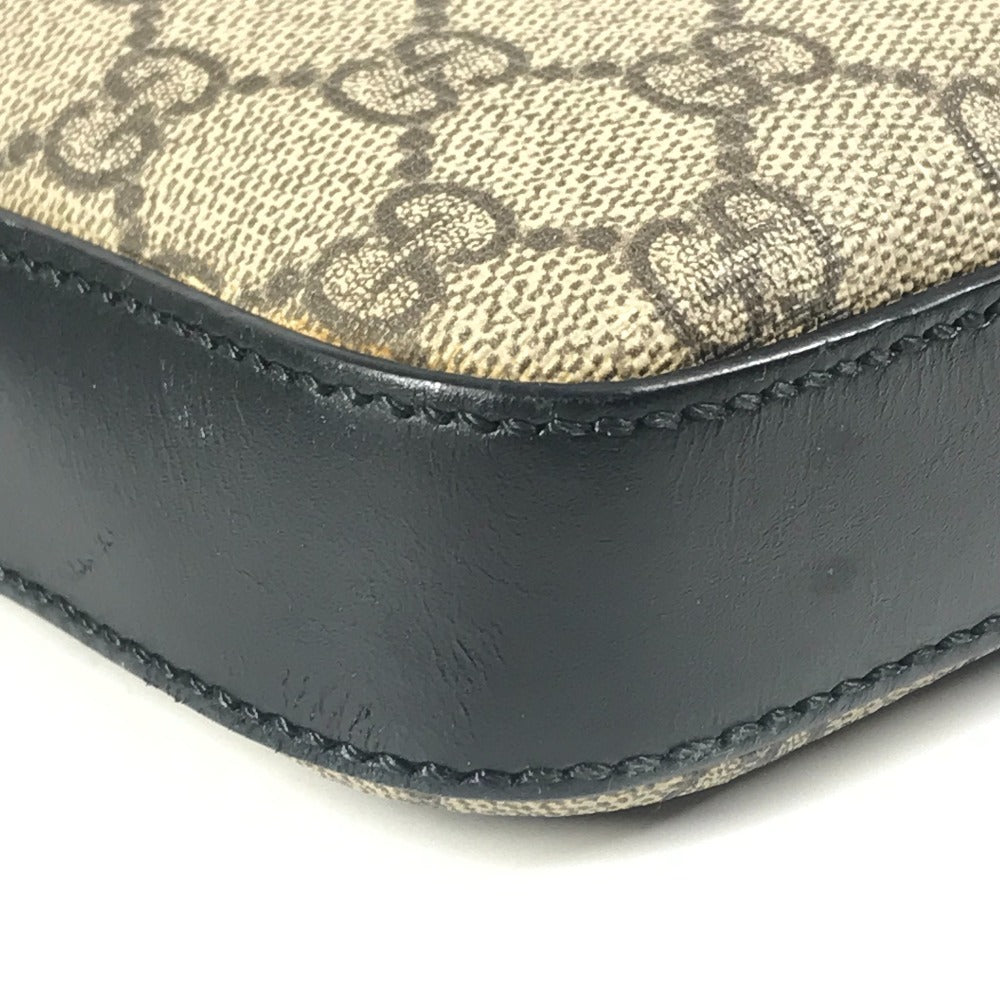 GUCCI 406374 GGスプリーム ロゴ カバン 斜め掛け メッセンジャーバッグ ショルダーバッグ GGスプリームキャンバス ユニセックス ベージュ
