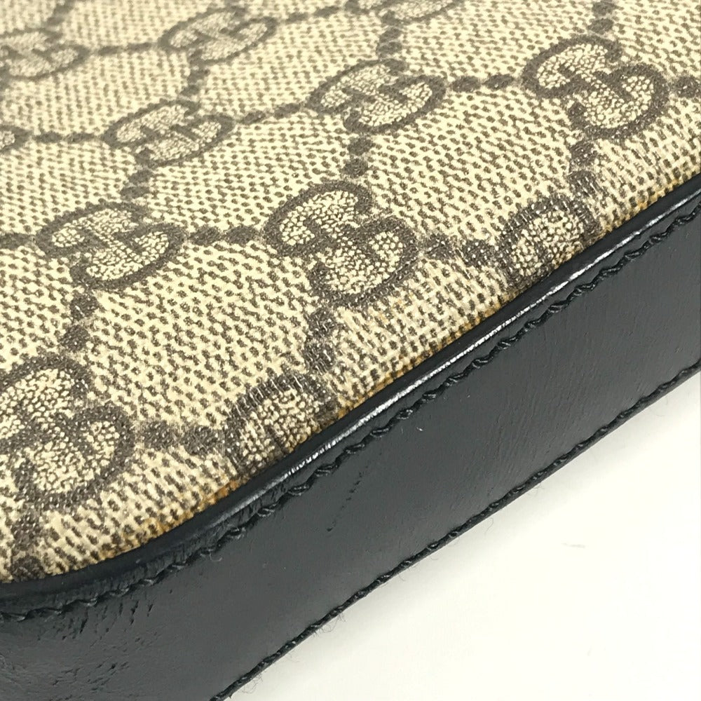 GUCCI 406374 GGスプリーム ロゴ カバン 斜め掛け メッセンジャーバッグ ショルダーバッグ GGスプリームキャンバス ユニセックス ベージュ