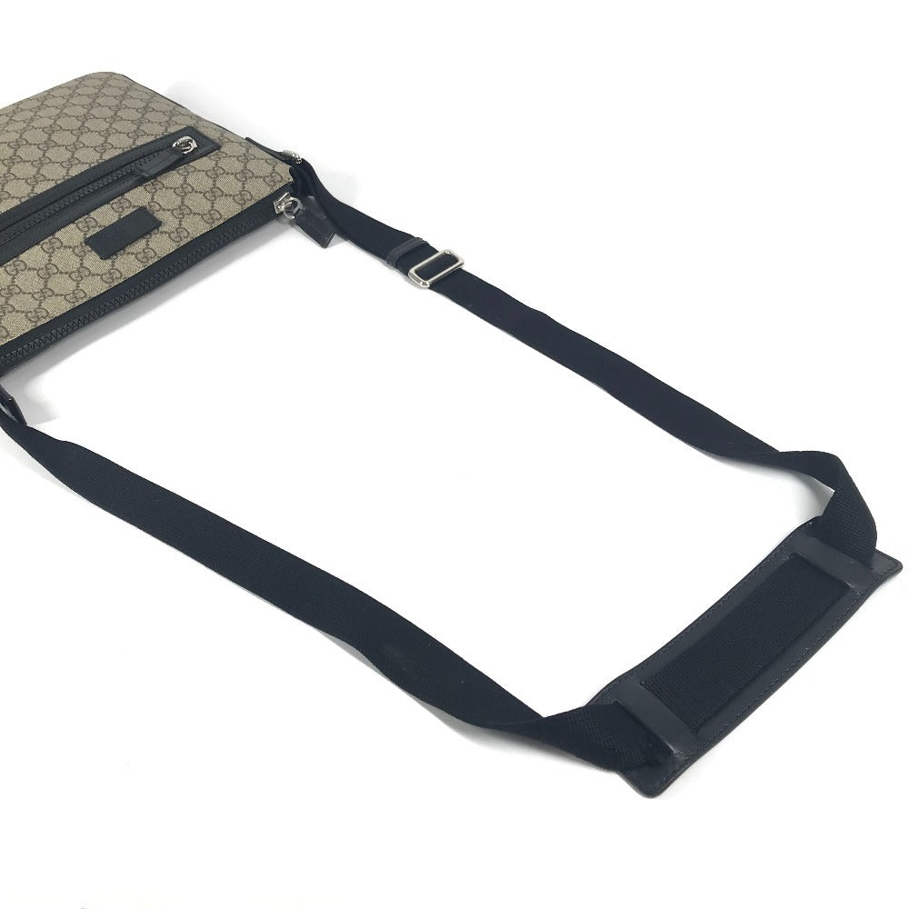 GUCCI 406374 GGスプリーム ロゴ カバン 斜め掛け メッセンジャーバッグ ショルダーバッグ GGスプリームキャンバス ユニセックス ベージュ