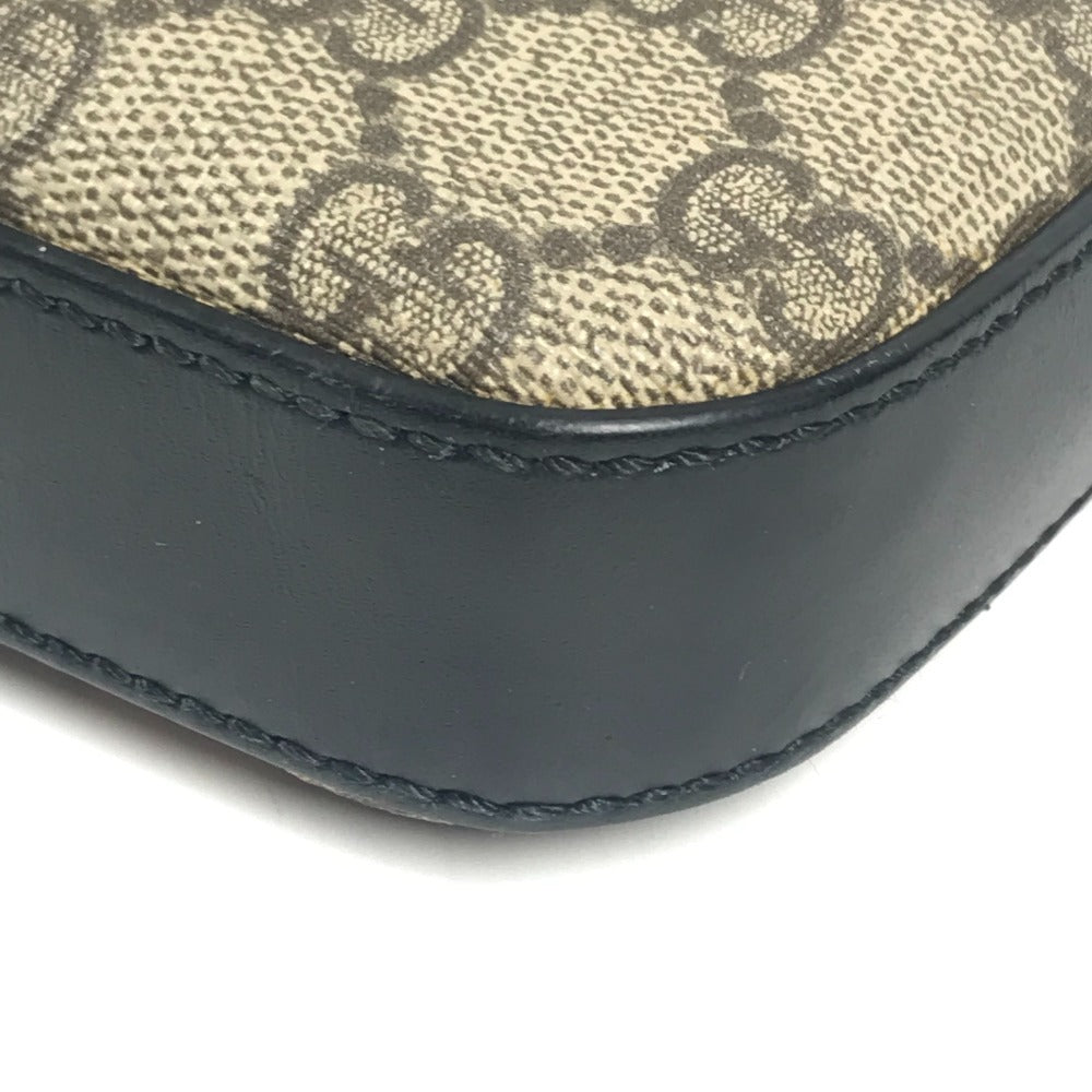 GUCCI 406374 GGスプリーム ロゴ カバン 斜め掛け メッセンジャーバッグ ショルダーバッグ GGスプリームキャンバス ユニセックス ベージュ
