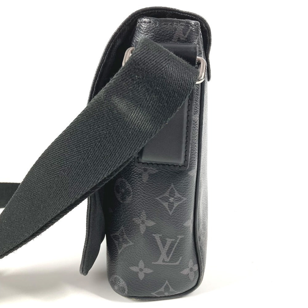 LOUIS VUITTON M44000 モノグラムエクリプス ディストリクト PM NM カバン 斜め掛け メッセンジャーバッグ　フラップ ショルダーバッグ モノグラムエクリプスキャンバス ユニセックス ブラック