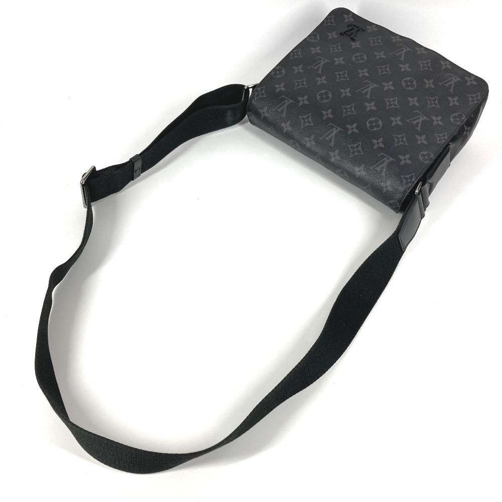LOUIS VUITTON M44000 モノグラムエクリプス ディストリクト PM NM カバン 斜め掛け メッセンジャーバッグ　フラップ ショルダーバッグ モノグラムエクリプスキャンバス ユニセックス ブラック