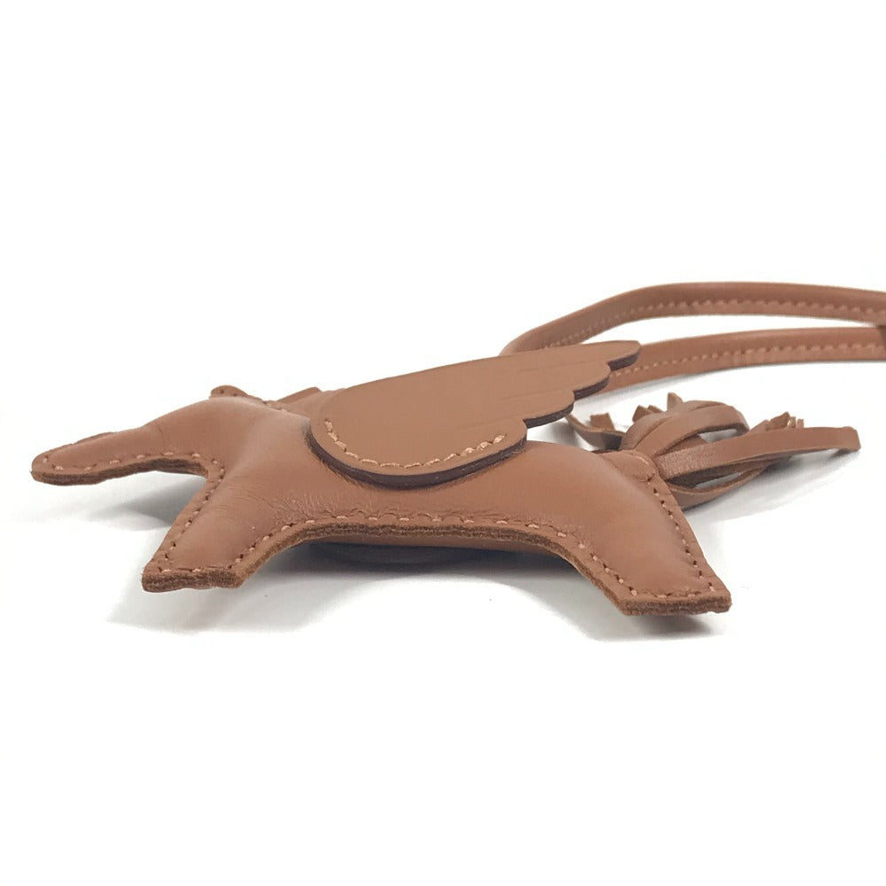 HERMES ロデオペガサスPM ロデオ ペガサス PM バッグチャーム キーホルダー チャーム アニョーミロ ユニセックス ソーゴールド ブラウン