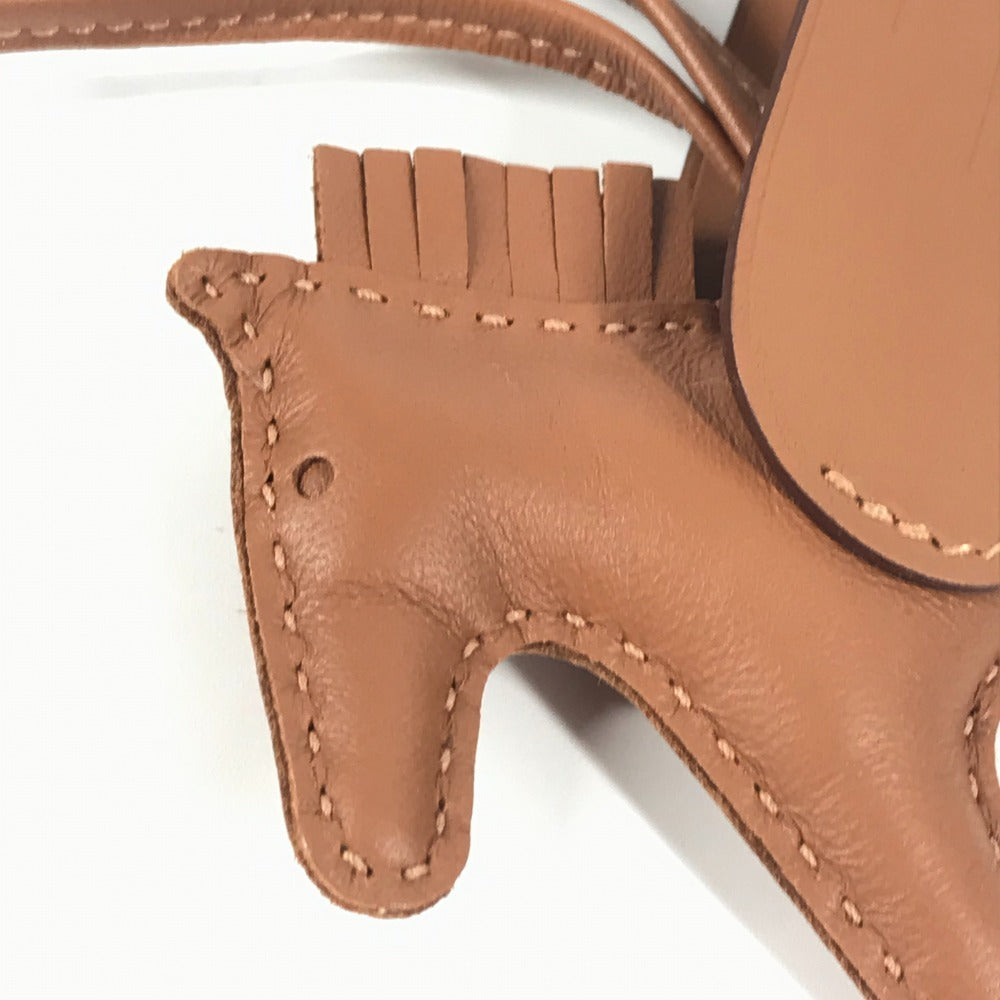 HERMES ロデオペガサスPM ロデオ ペガサス PM バッグチャーム キーホルダー チャーム アニョーミロ ユニセックス ソーゴールド ブラウン