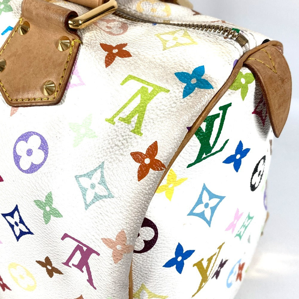 LOUIS VUITTON M92643 モノグラムマルチカラー スピーディ30 スピーディ 30 カバン ミニボストンバッグ ハンドバッグ モノグラムマルチカラーキャンバス レディース ブロン ホワイト