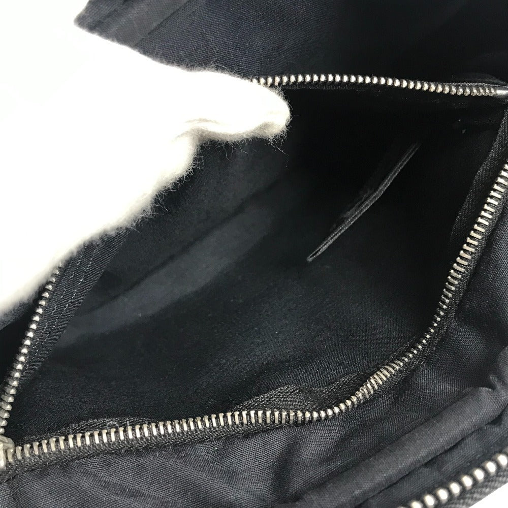 HERMES アカプルコ サンチュール カバン クロス ショルダーバッグ ウエストバッグ ボディバッグ ポリアミド ユニセックス ブラック