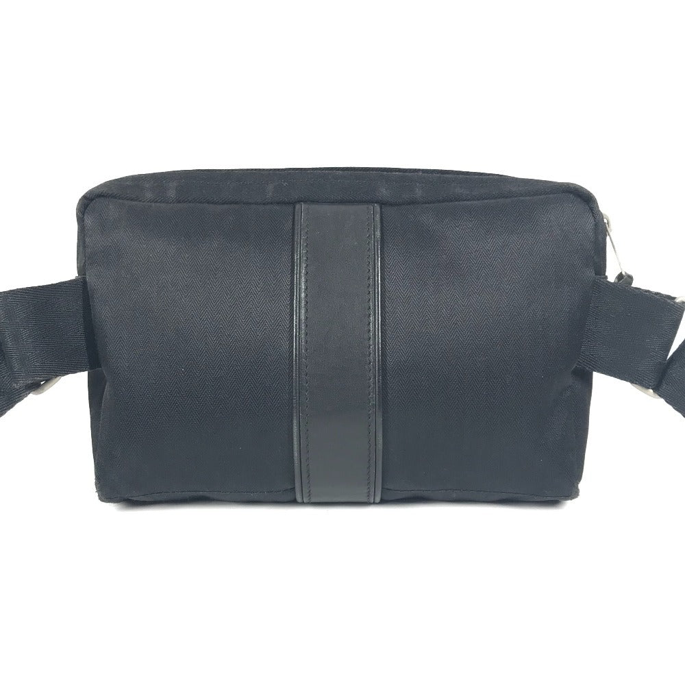 HERMES アカプルコ サンチュール カバン クロス ショルダーバッグ ウエストバッグ ボディバッグ ポリアミド ユニセックス ブラック