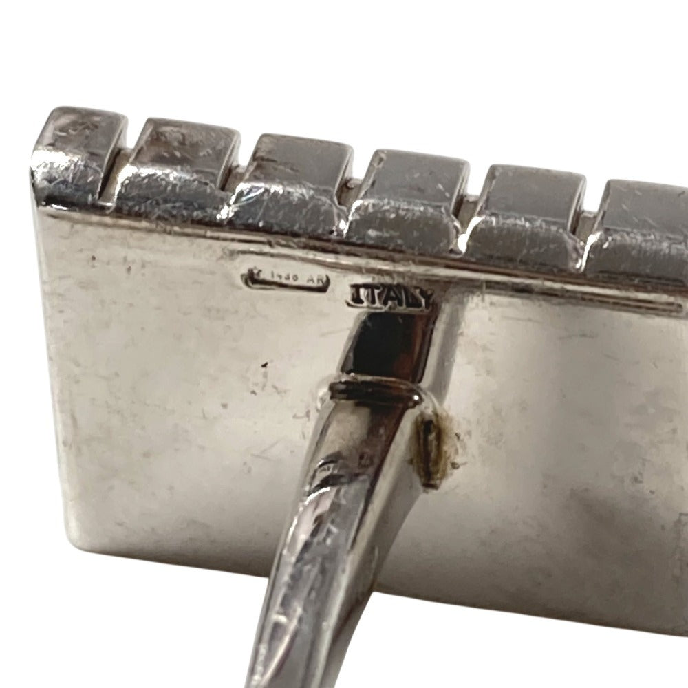 BVLGARI ロゴ アクセサリー ジュエリー カフス AG925 ユニセックス シルバー