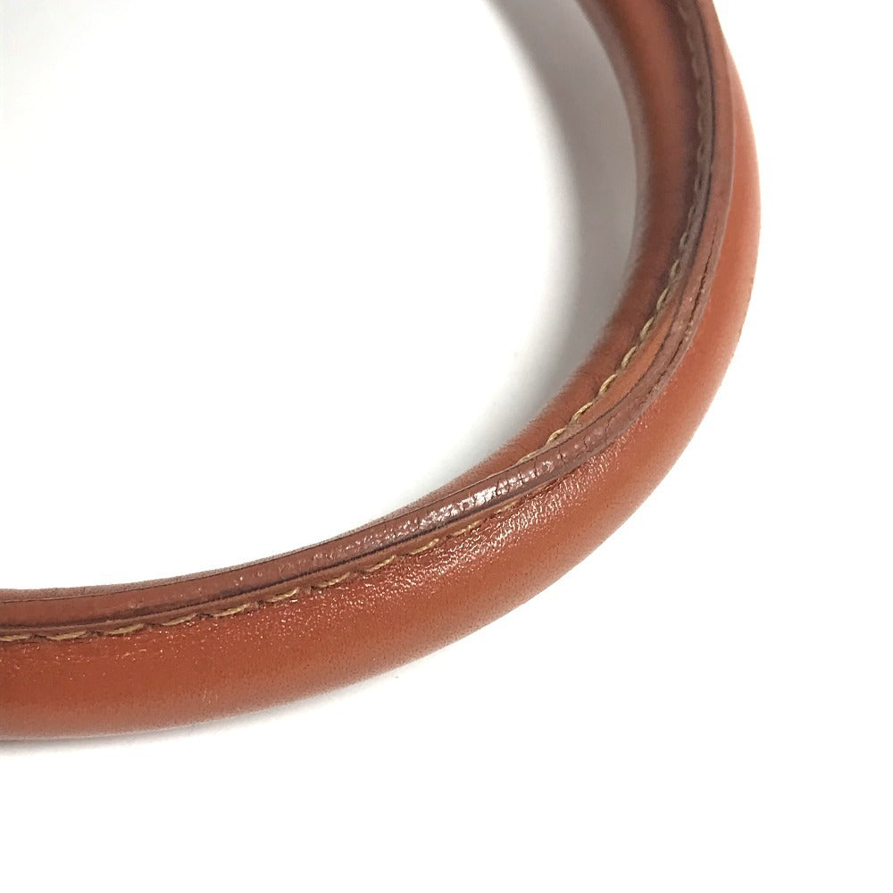 FENDI ヴィンテージ ペカン ロゴ トートバッグ カバン ハンドバッグ レザー/PVC ユニセックス カーキ