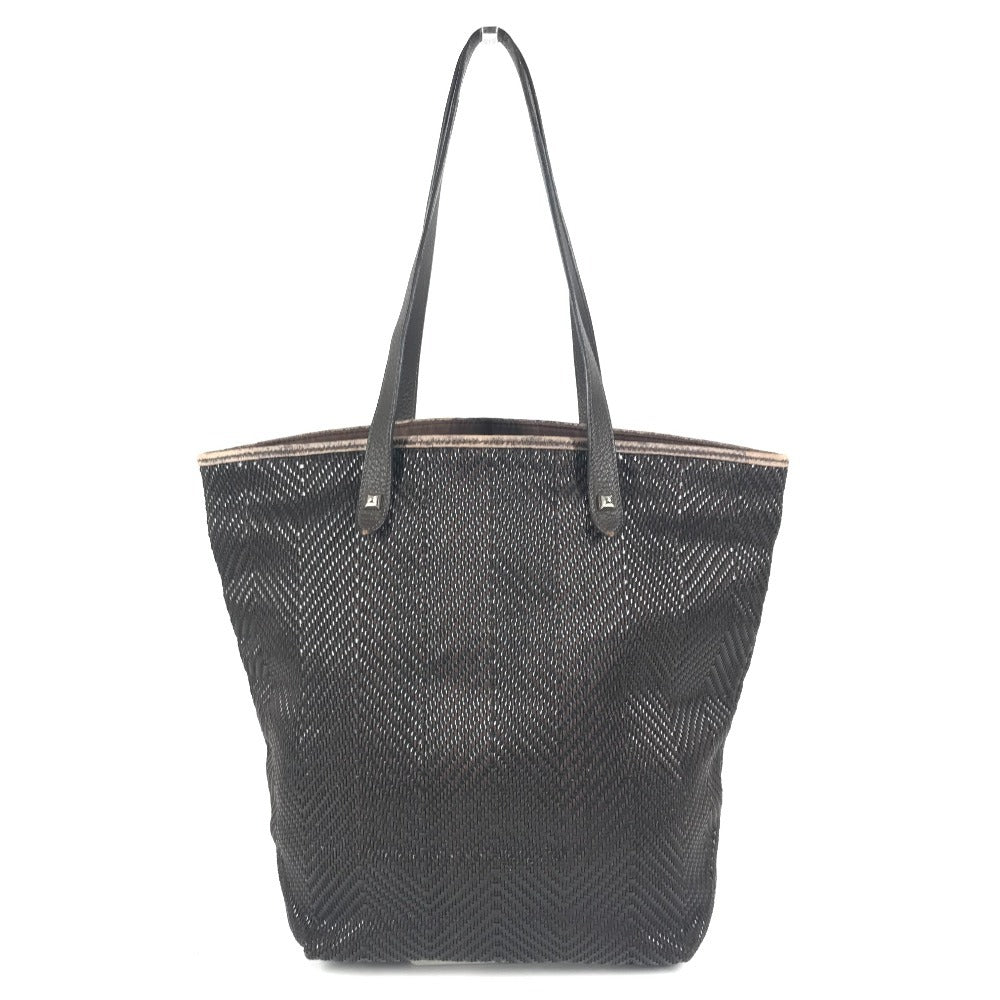HERMES チェンナイMM チェンナイ MM カバン トートバッグ 肩掛け メッシュ ばけつ型 ショルダーバッグ レザー ユニセックス ブラウン