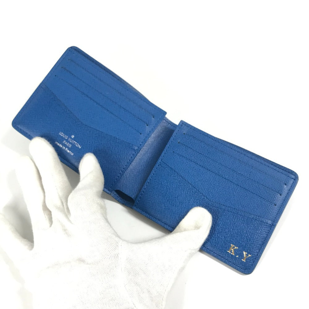 LOUIS VUITTON N64033 ダミエグラフィット ポルトフォイユ･スレンダー コンパクトウォレット 札入れ 2つ折り財布 ダミエグラフィットキャンバス メンズ ブラック