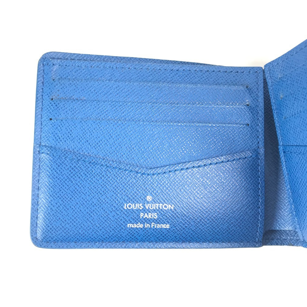 LOUIS VUITTON N64033 ダミエグラフィット ポルトフォイユ･スレンダー コンパクトウォレット 札入れ 2つ折り財布 ダミエグラフィットキャンバス メンズ ブラック